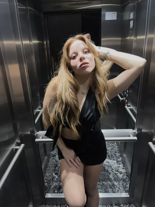 I want to get naughty in the elevator with you