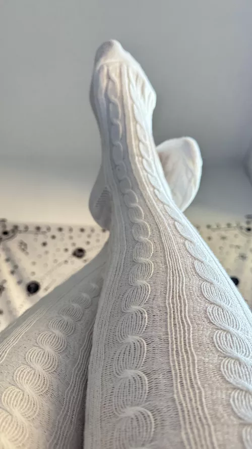 I would love to feel your tongue all over my socks.
