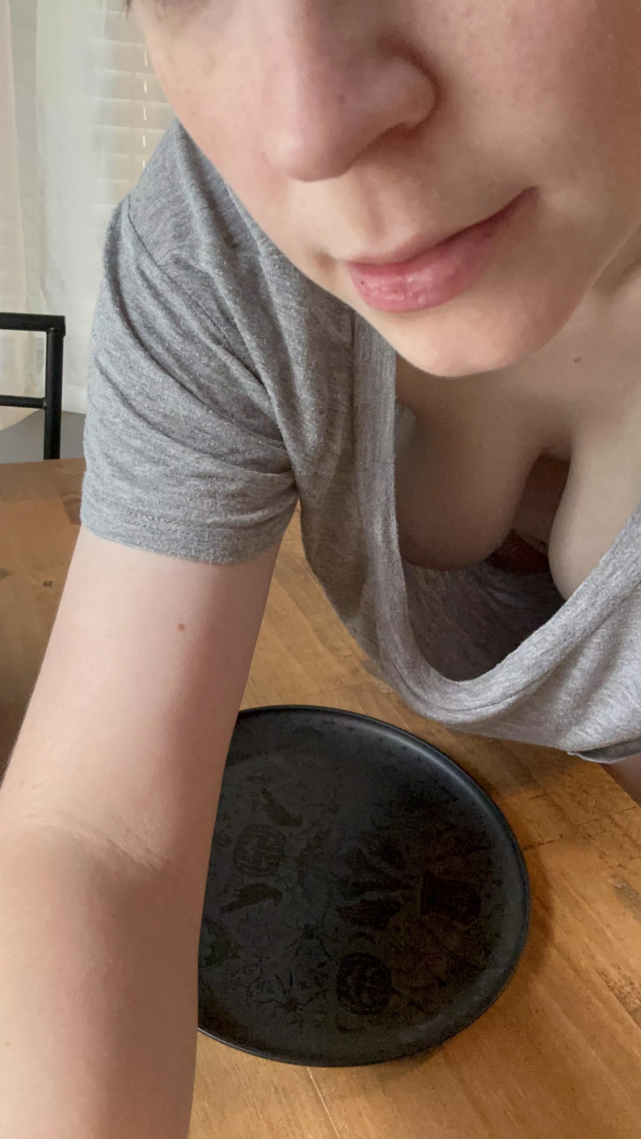 I’m so sorry your plates empty, here let me get you something 