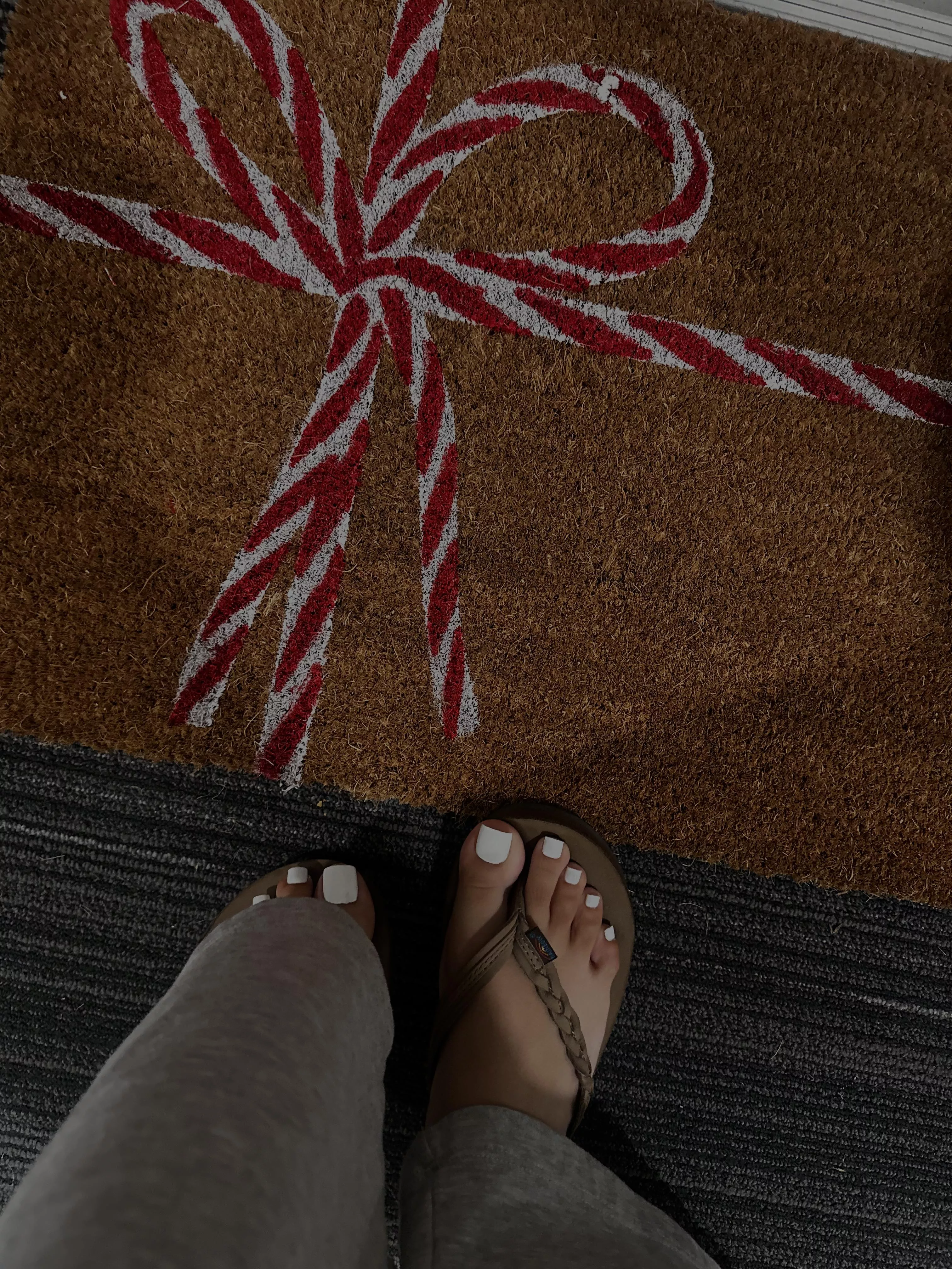 Is it to early for white toes and xmas decorations?