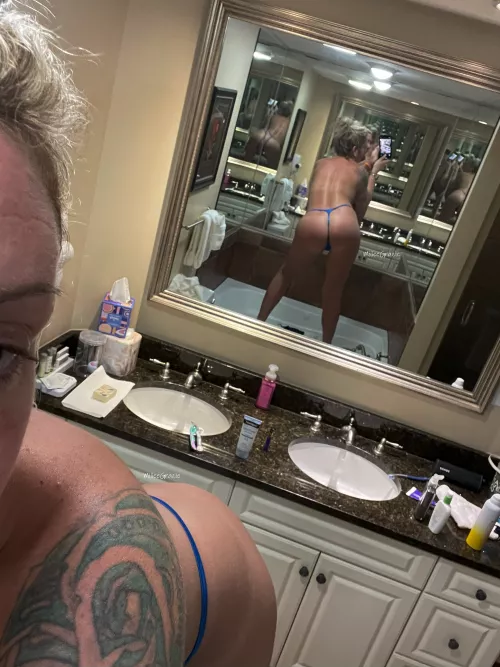 Just a beach babe booty