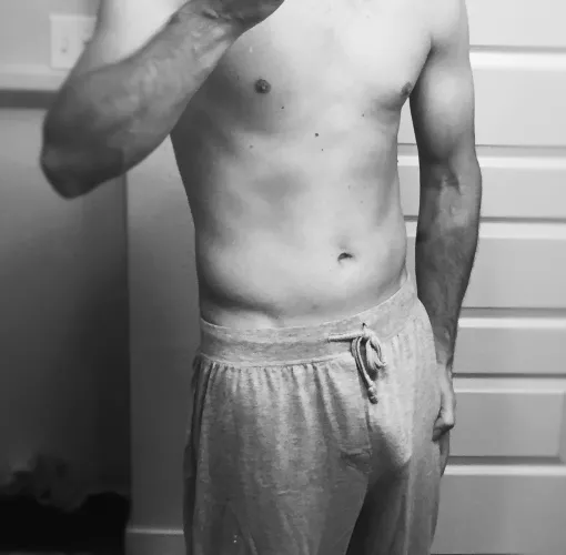 Just me in gray sweats (46)