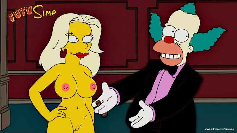 Krusty's MILF friend [The Simpsons] (futusimp)