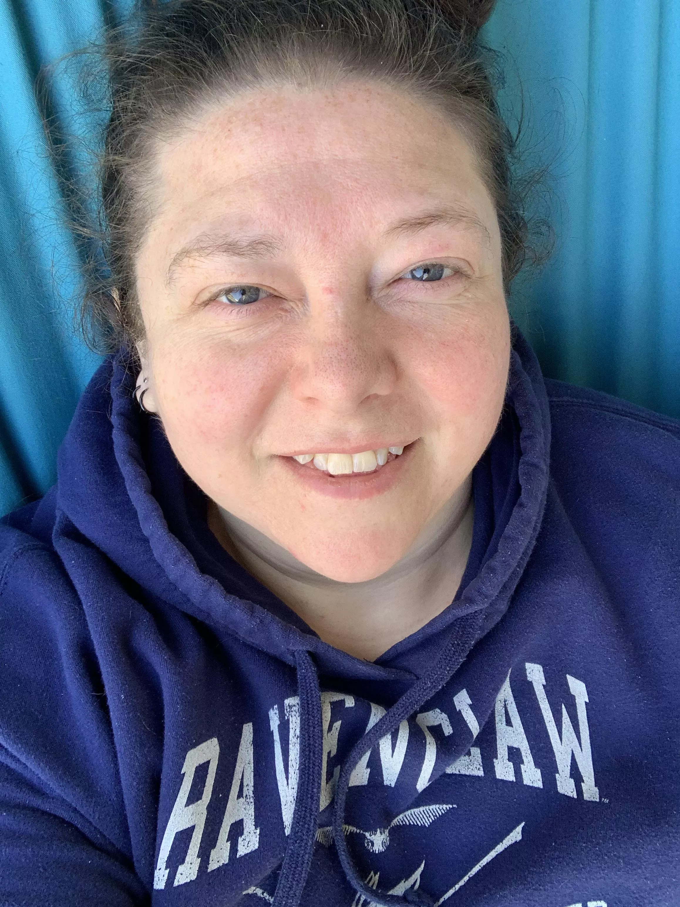 Laying in the hammock enjoying the fall breeze