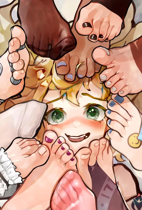 Let me take care of cleaning all your feet~