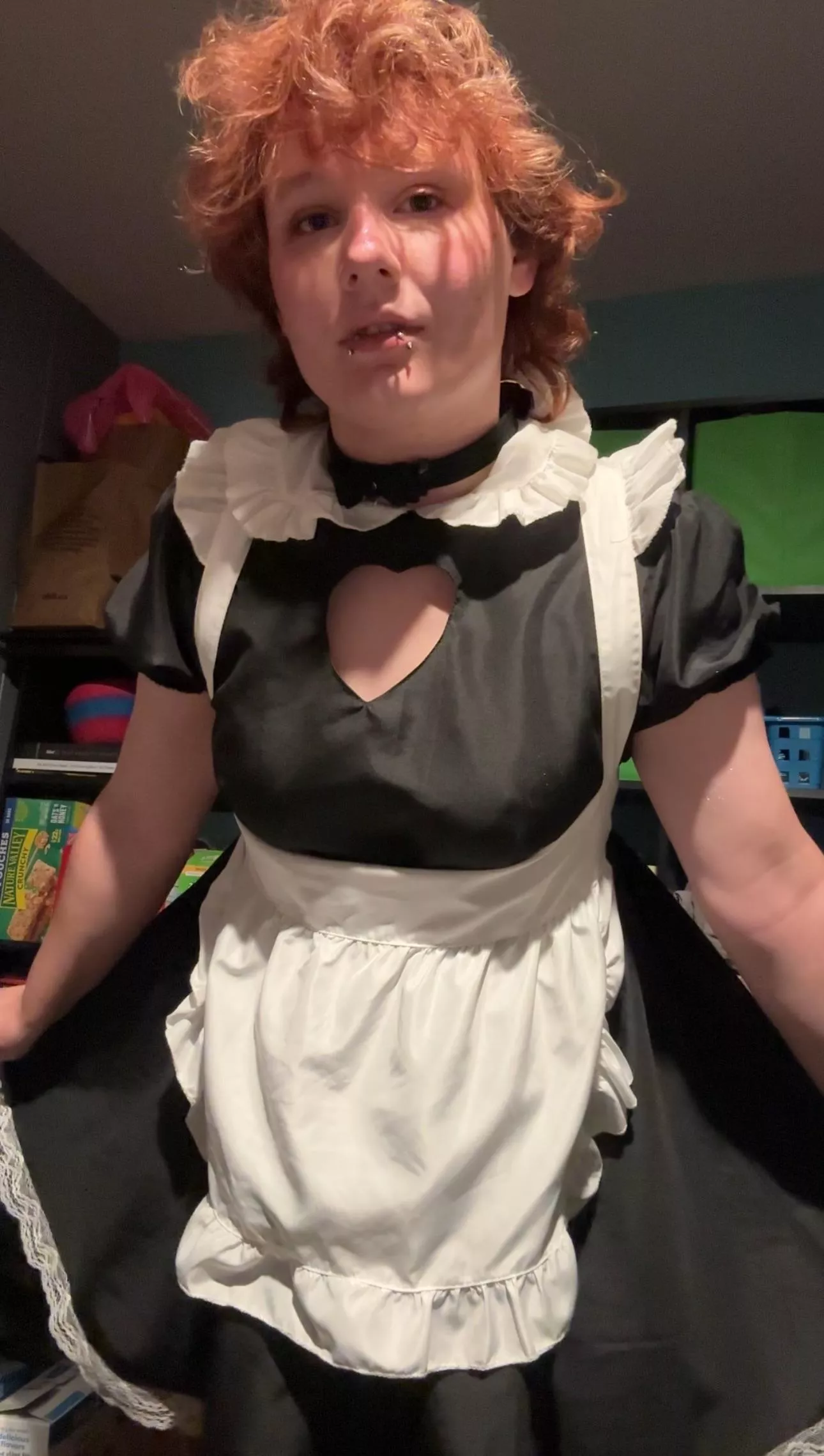 maid boy costume tonight