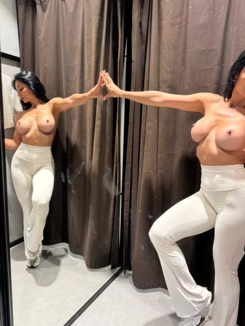 My unusual fitting room photo