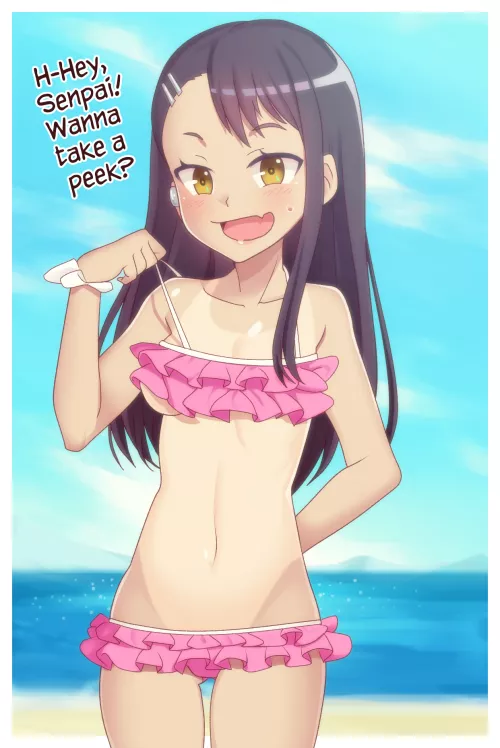 Nagatoro's cute swimsuit 