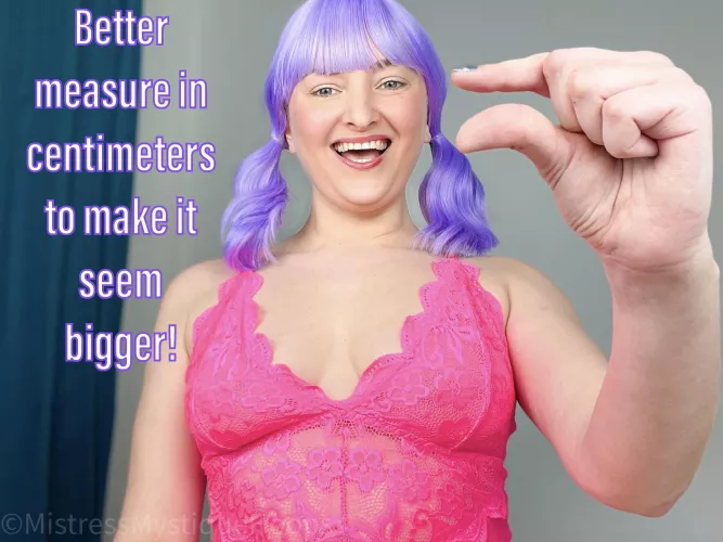 Or maybe millimeters....