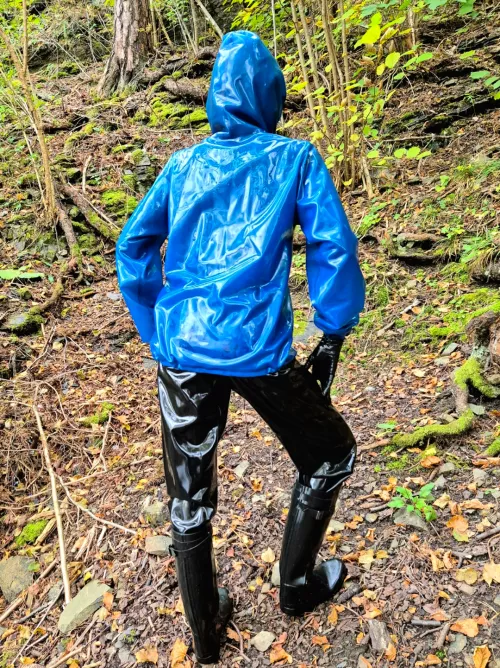 Out and about in full latex!