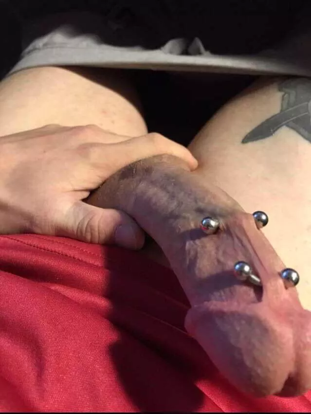 Pierced and needing attention 