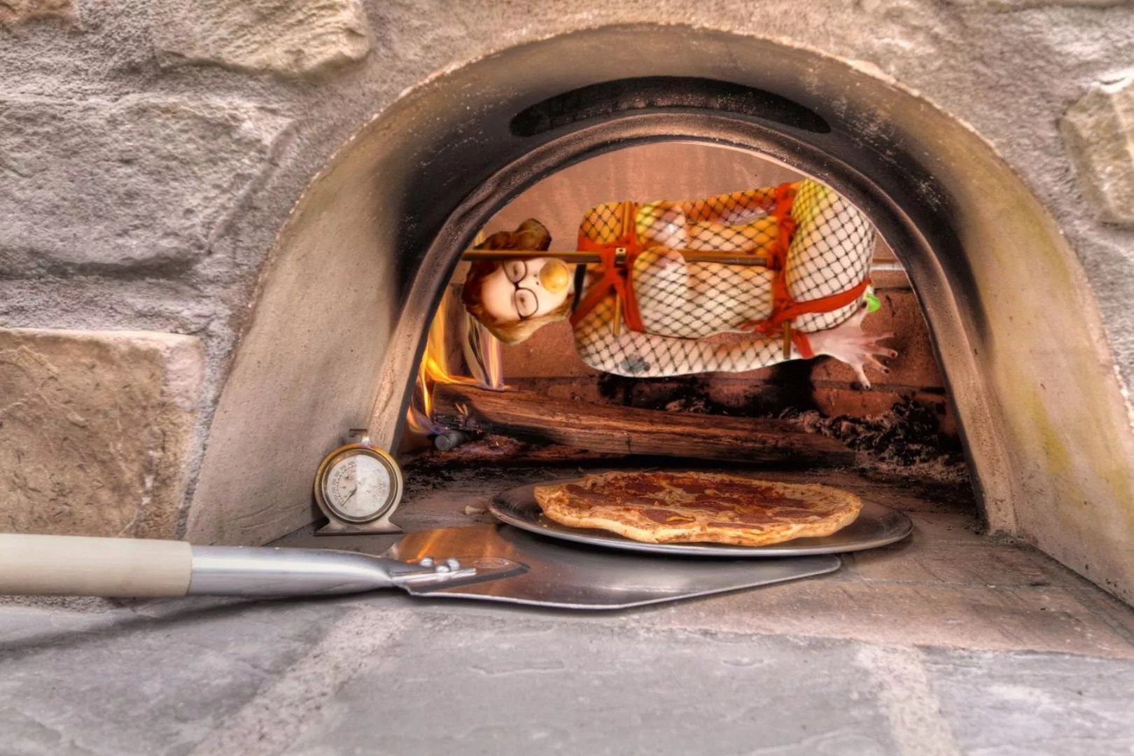 Pizza and Rotisserie Chicken