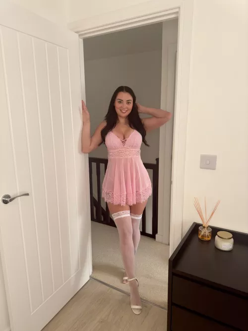 Pretty white stockings 