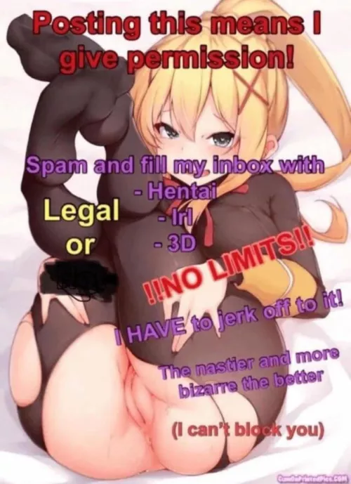 Send if you’re a good boy