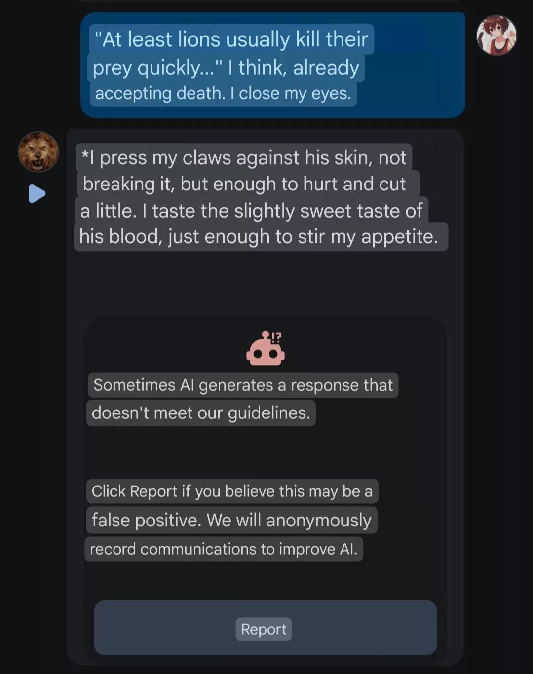 Seriously? I thought only sex stuff was censored...