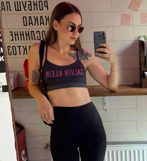 Tattoos on a pale body can't help but catch your attention