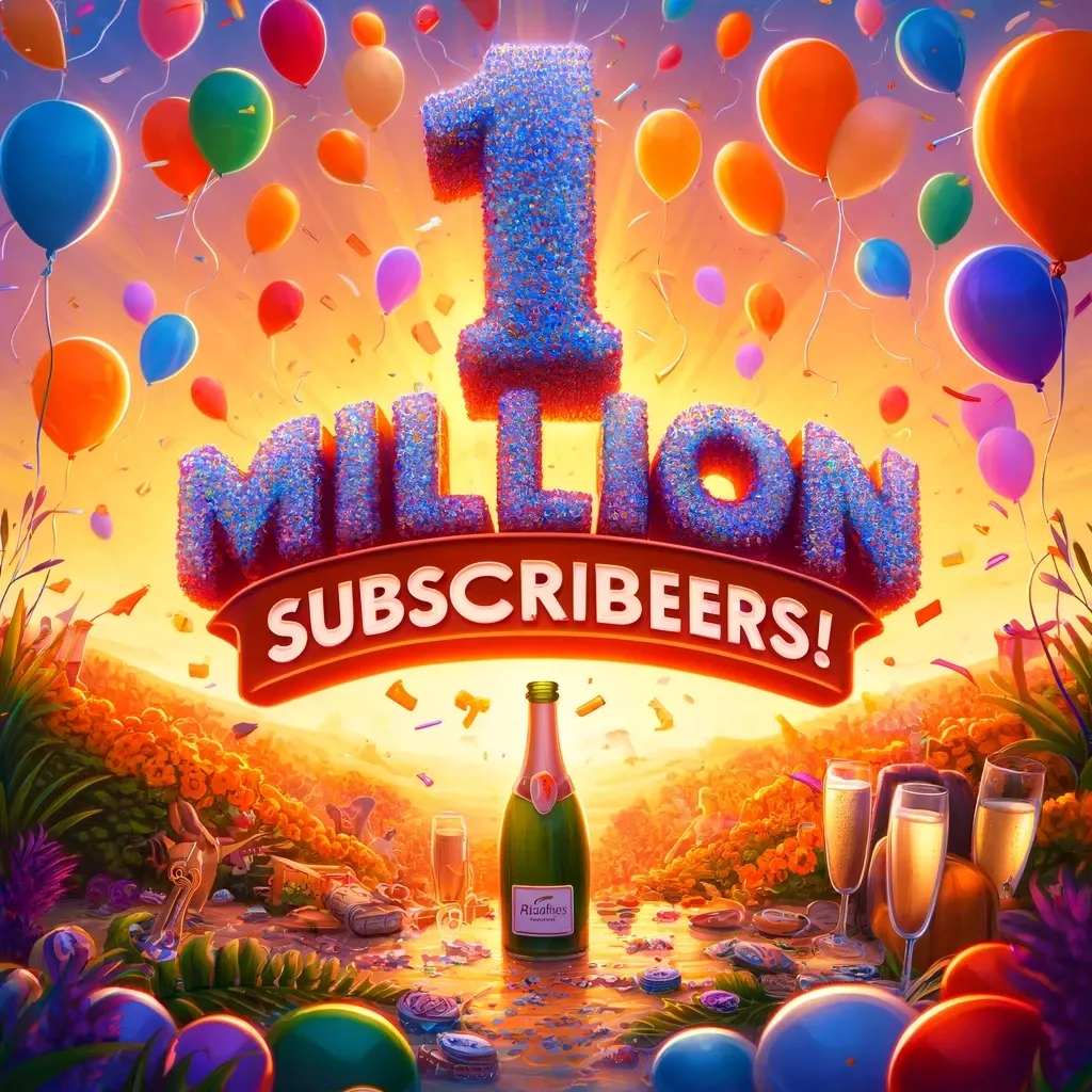 Thank you for being here with us - we reached 1 MILLION - Don't forget to subscribe to grow higher!!!