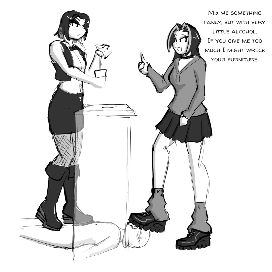 That guy. He's the furniture.