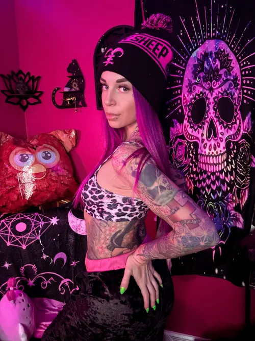 The beanie stays on when we….kiss