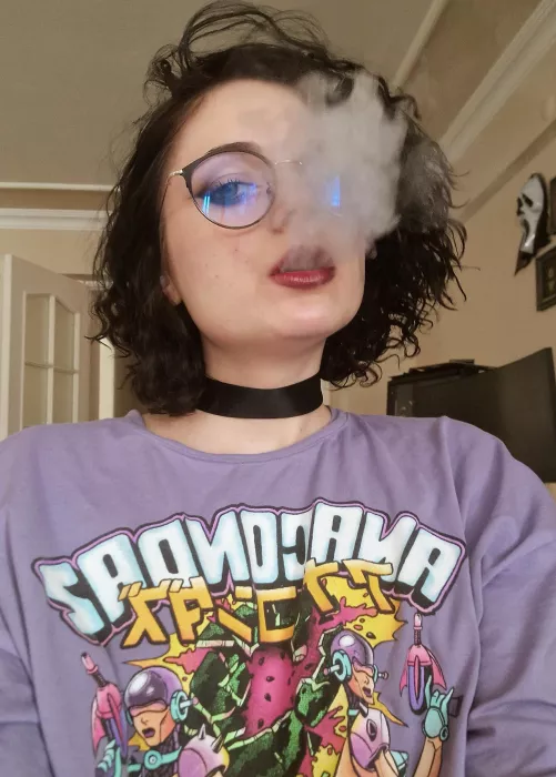 The smoke is way sweeter if I exhale it