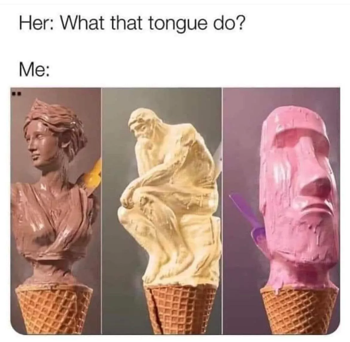 👅 tongue skills are always a plus 👅