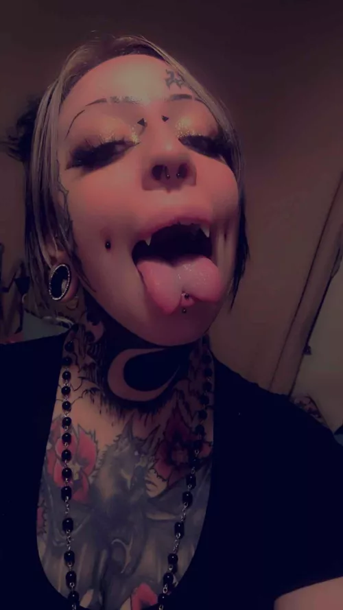 Vampire fangs sexy or naw? 