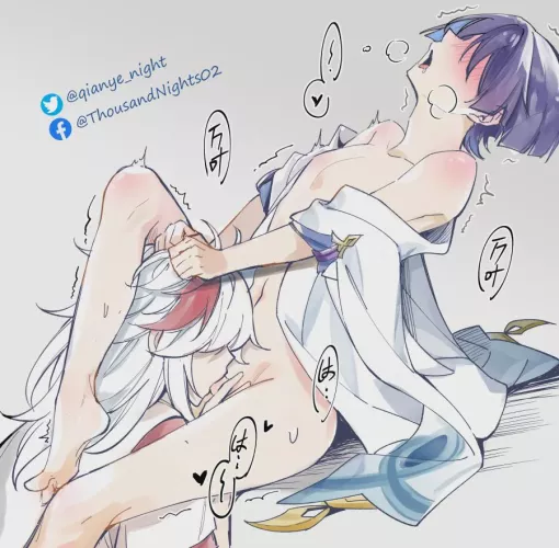 Wanderer/Kazuha (Kazuscara) NSFW by @qianye_night