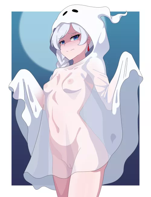Weiss didn't realize her costume was partially transparent until it was too late