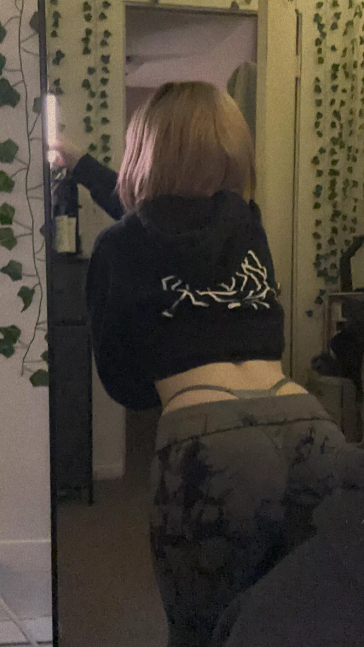 Whale tail in progress 