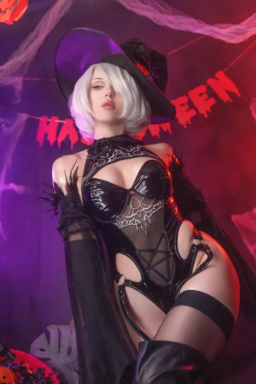 Witch 2B Cosplay by Purin (aka_purin)