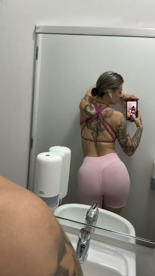 Would you fuck me in the gym bathroom? 
