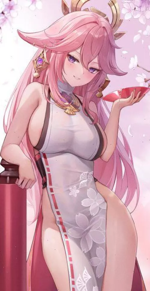 Yae Miko without the clothes