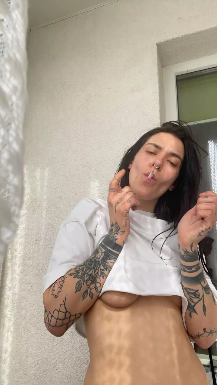 You're not gonna scold me for smoking