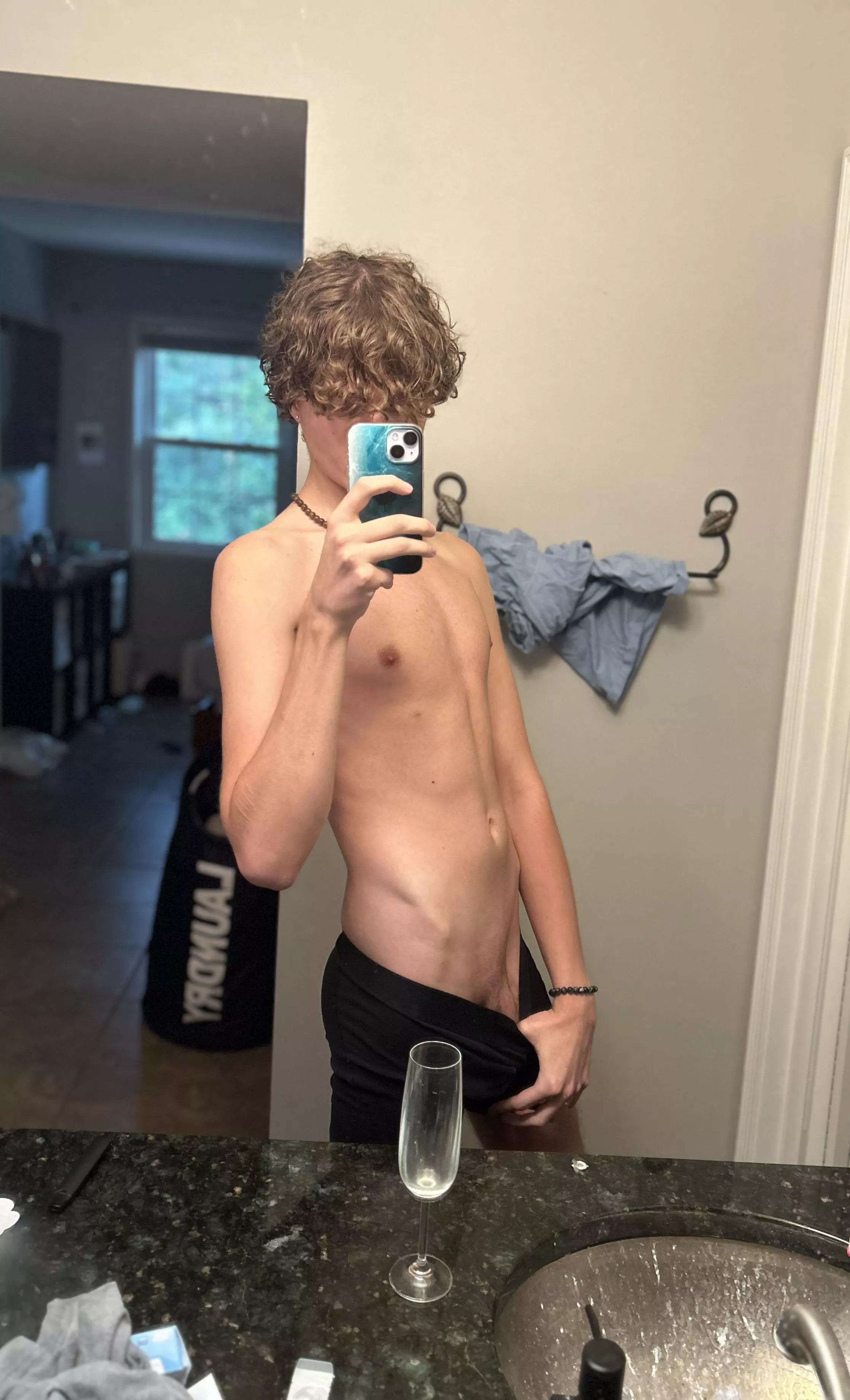 [18] wish I had someone to pull these down all the way