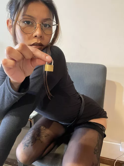 A caged clit is a constant reminder of who owns you 