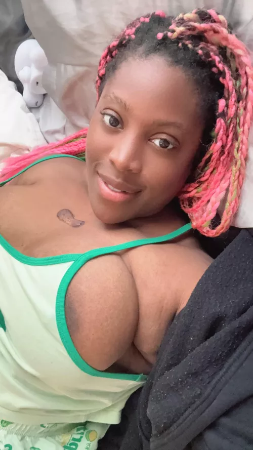 A little side boob for you