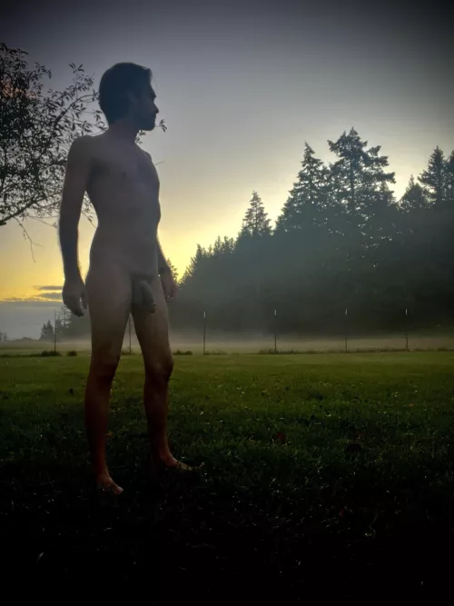 Another morning warm enough to start the day outside.