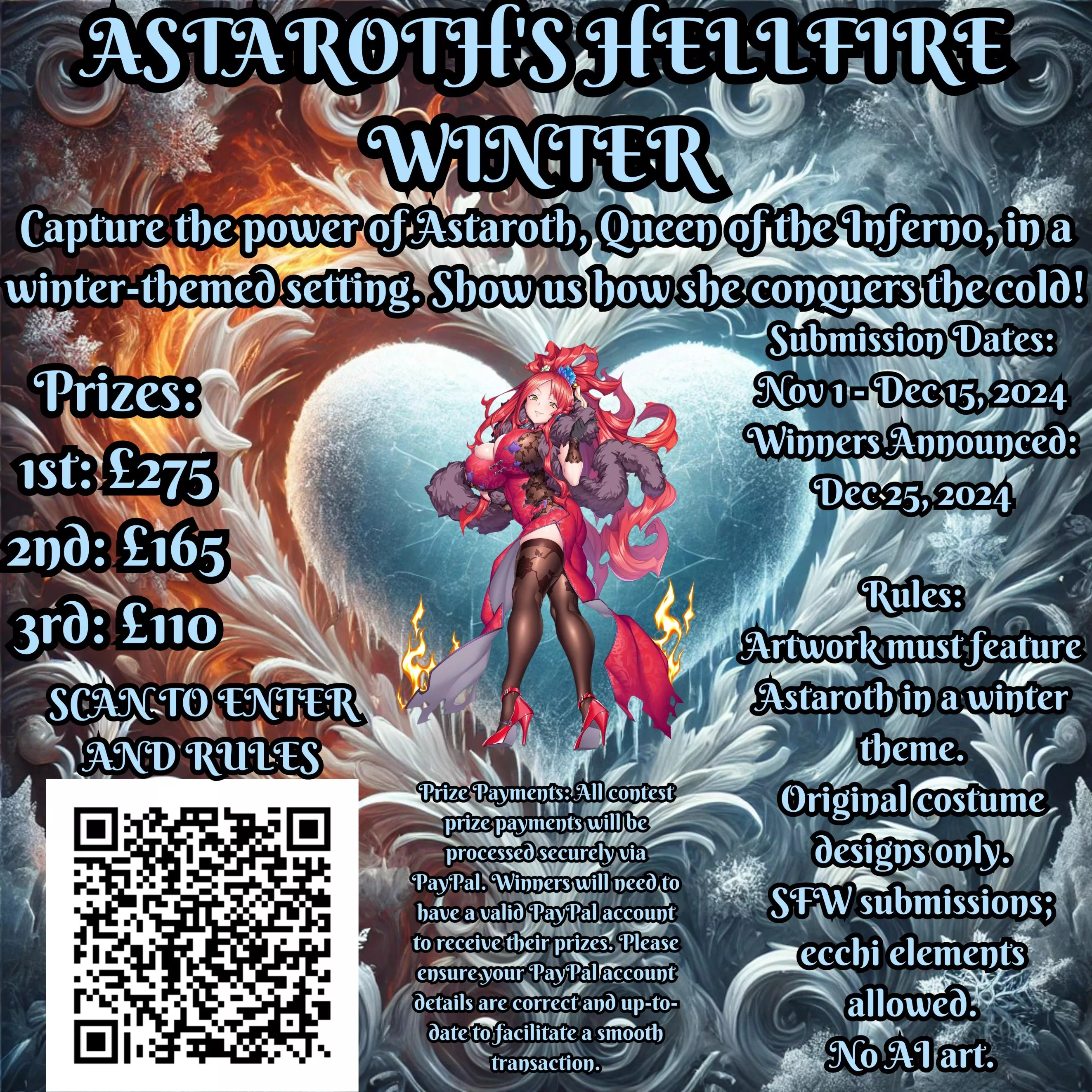 Astaroth's Hellfire Winter fan art contest!