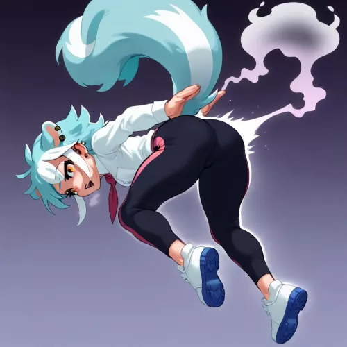 Ava the Skunk girl ghost (Fart, gassy)