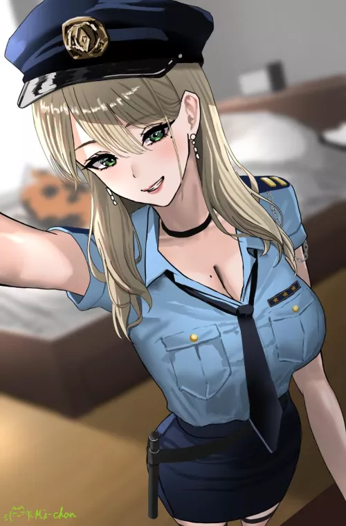 Blonde Officer 