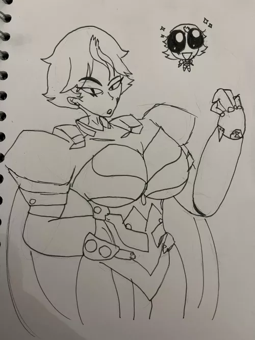 Blythe Fanart I did today! ❤️🧸