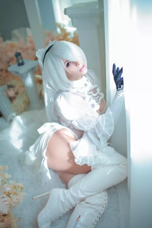Bride 2B cosplay by Yuna Kairi