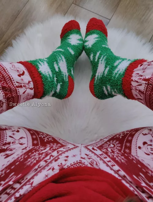 Cute fuzzy socks 