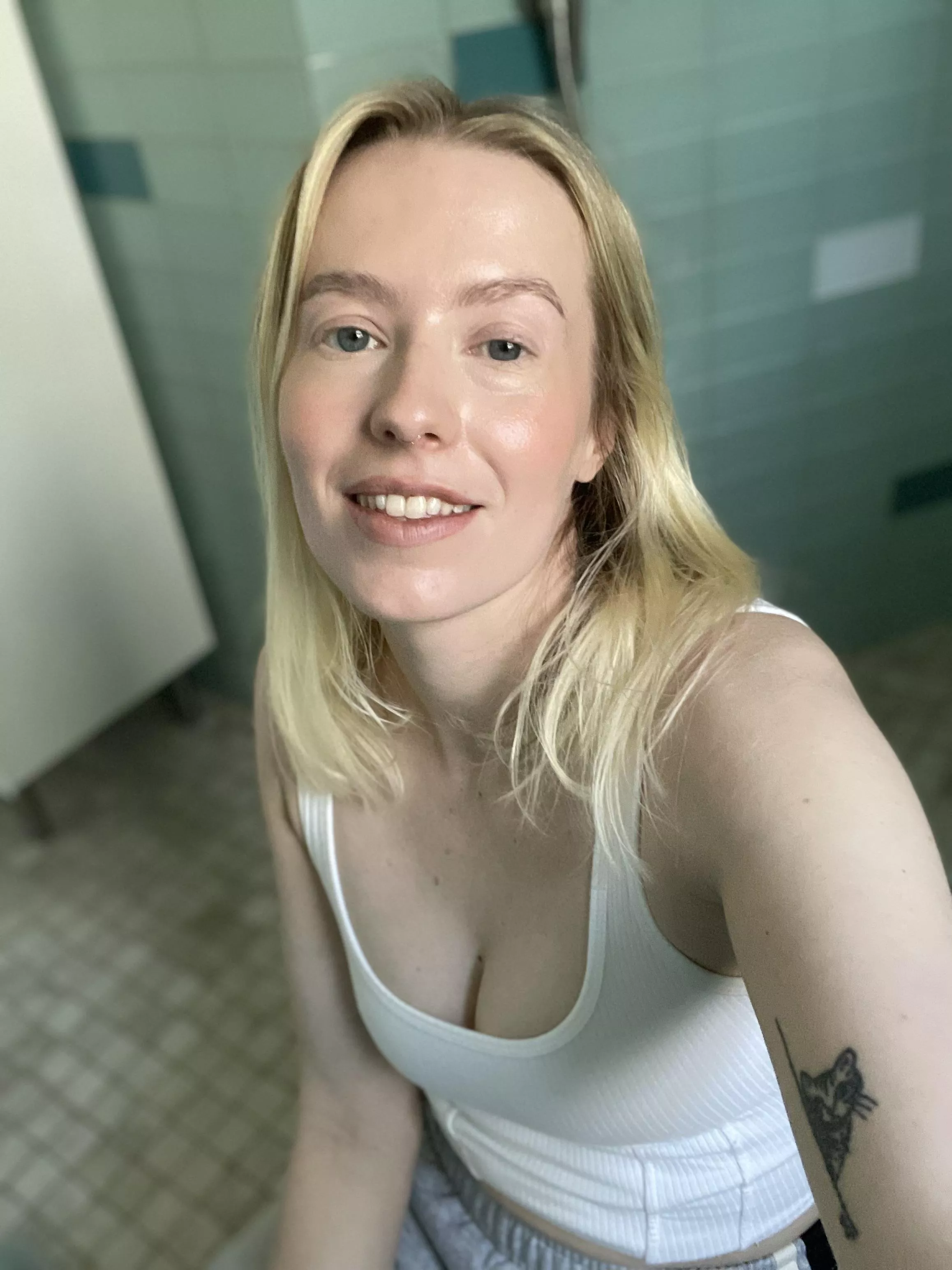 Did you look at my eyes or tits first? 🤭