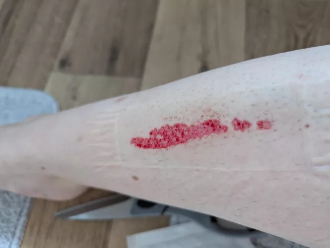 Don't rush when shaving peeps...