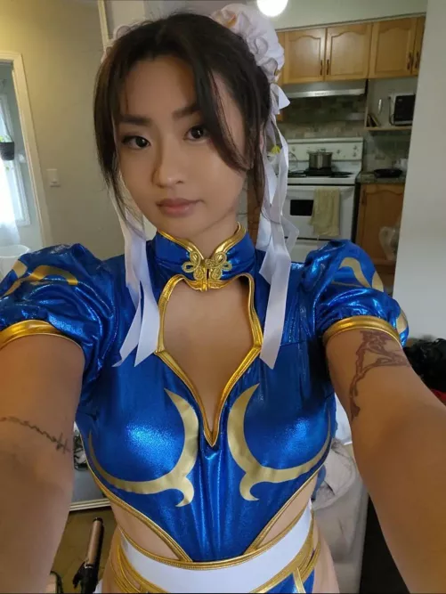 Dressed Up as Chun Li