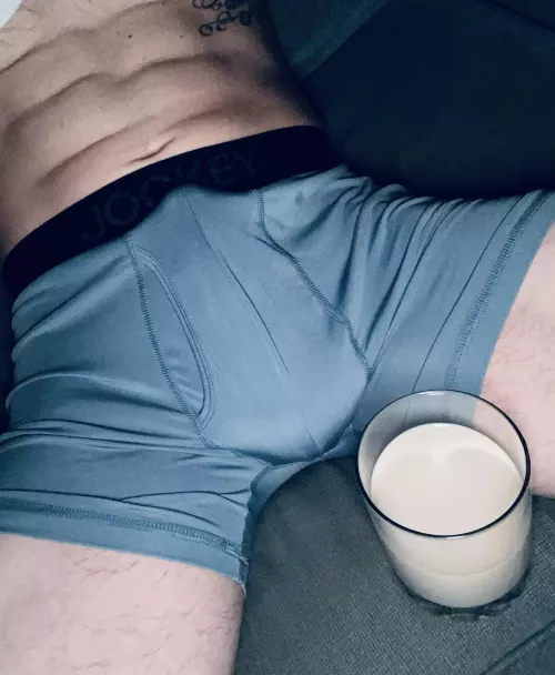 Enjoying a nice Adult Root Beer (1/2 Rumchata, 1/2 root beer) 