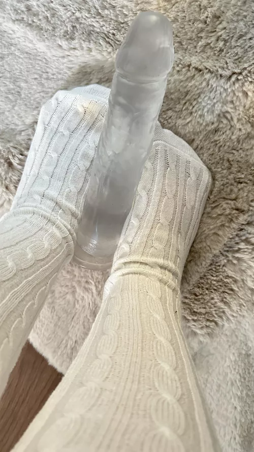 Enjoying some fun with my dildo.