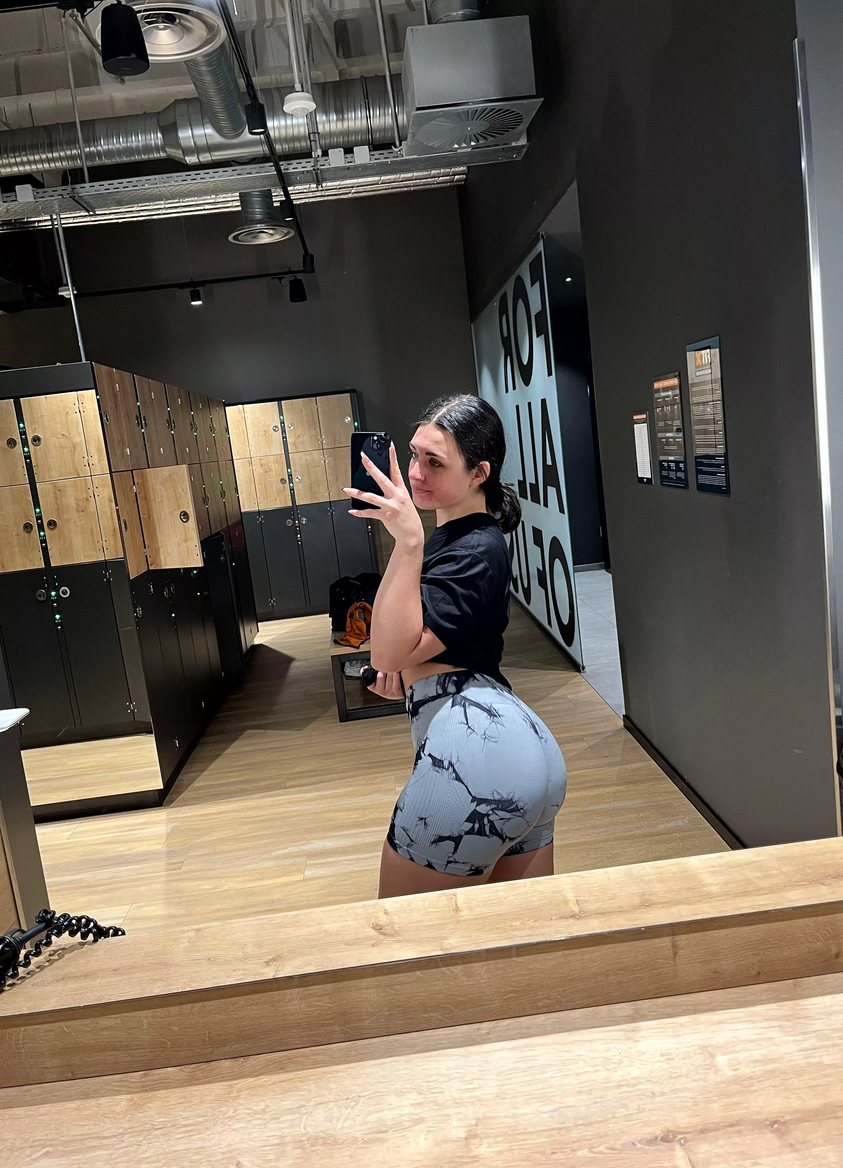 Feeling cute in my gym fit