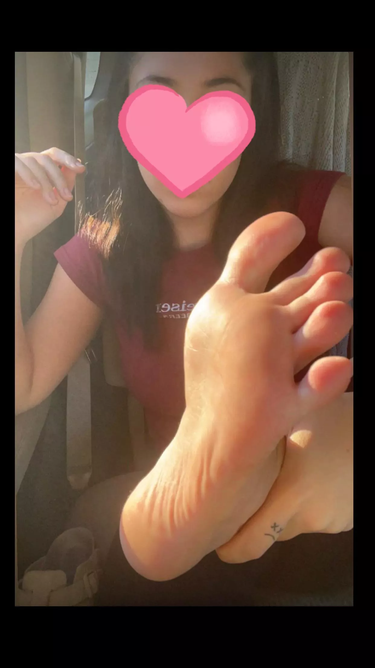 Feet in the car :)